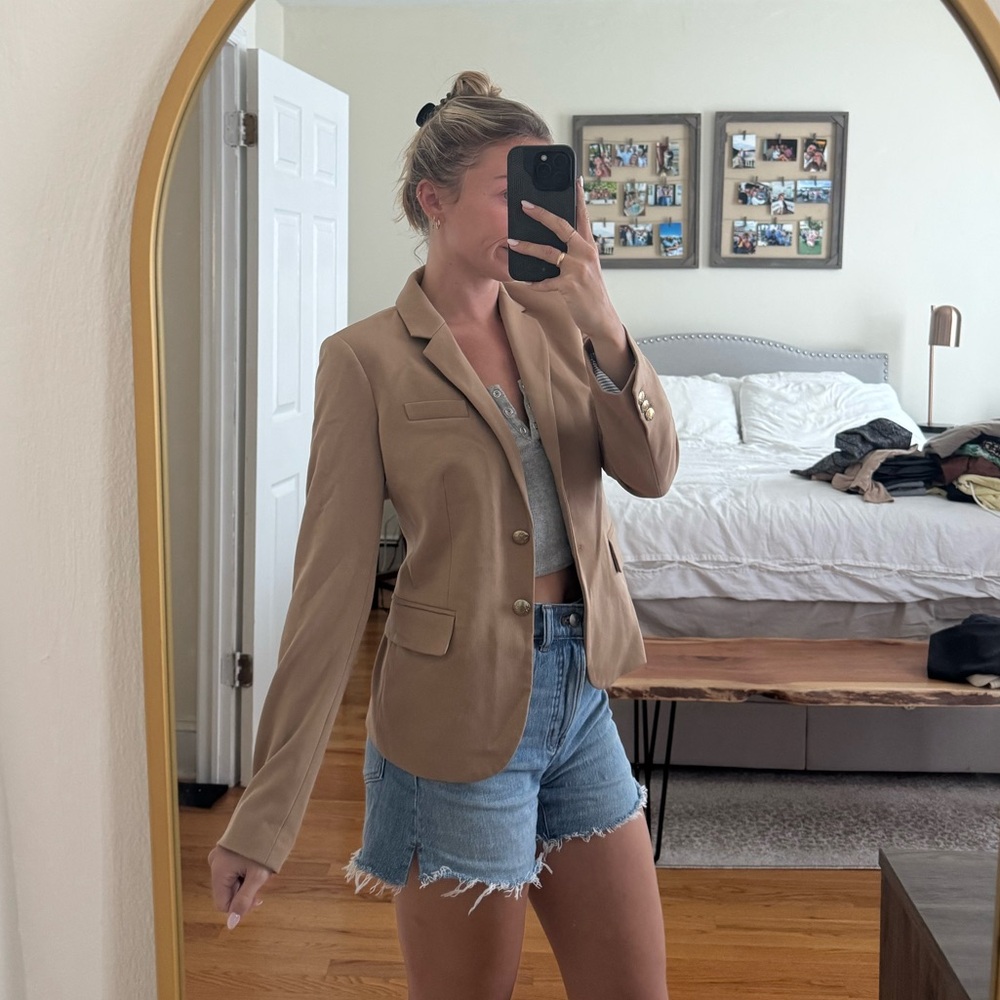 J Crew Tan Women's Blazer